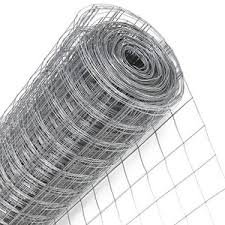 Close up of welded wire mesh intersections